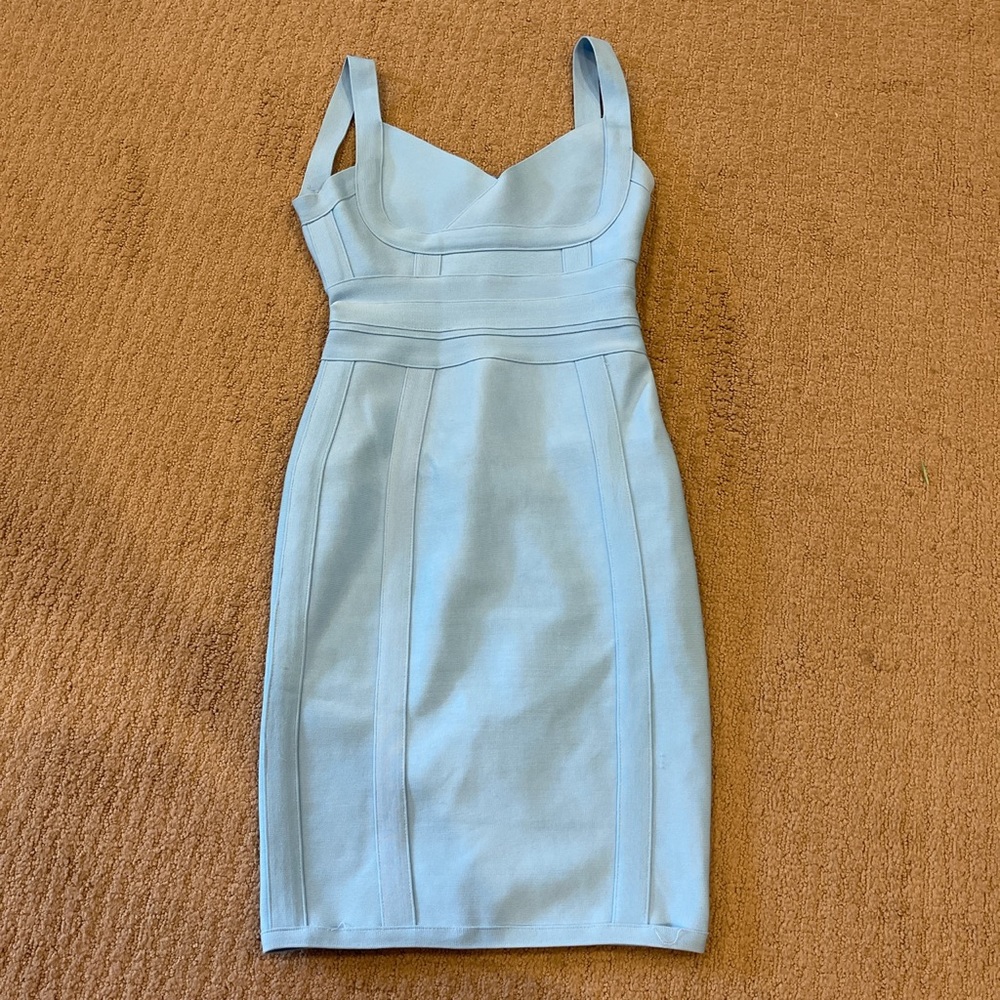 Blue Bodycon Tiger Mist Dress!